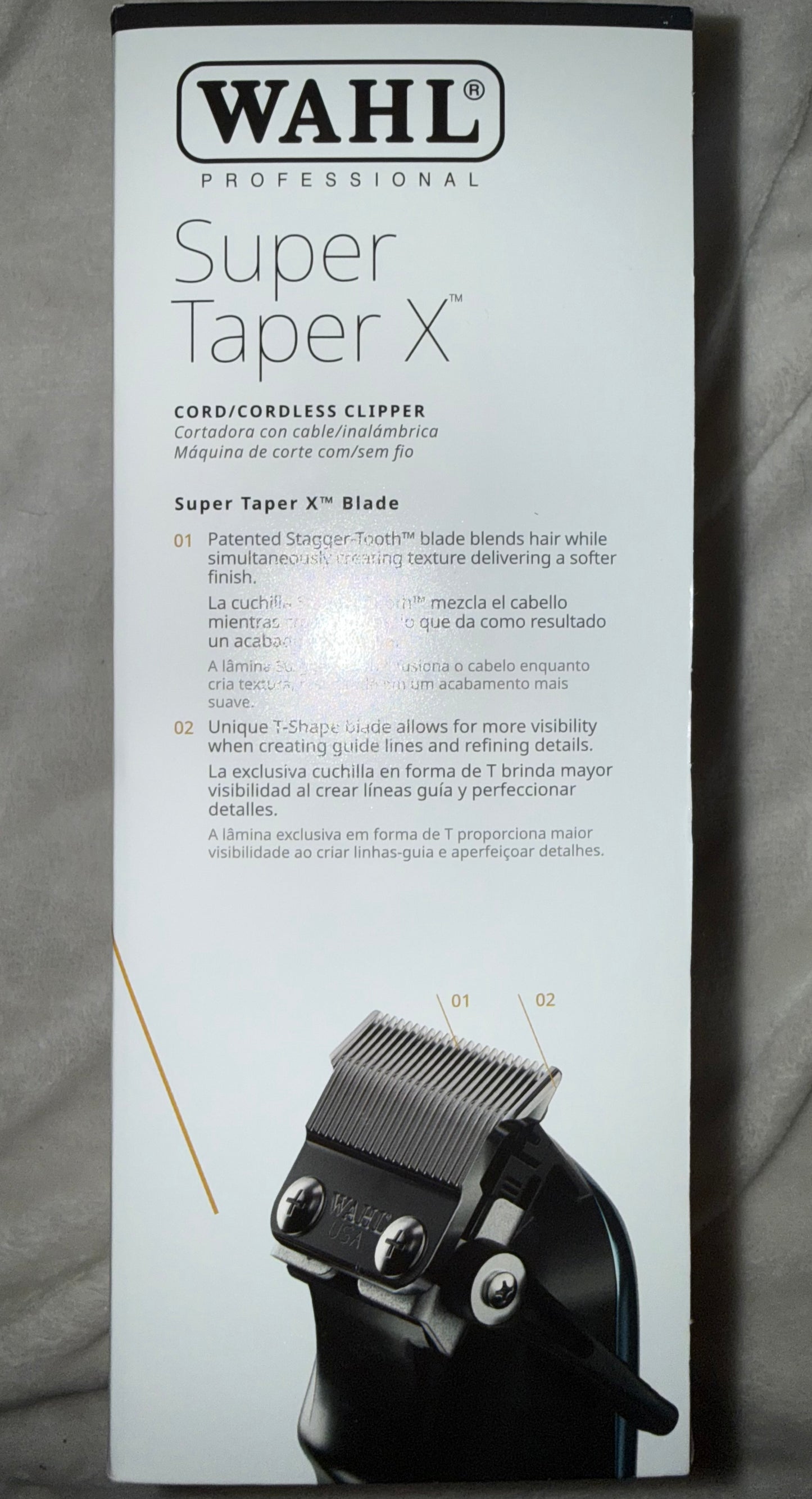 新品並行!WAHL Super Taper X・ウォール スーパーテーパーX コードレスクリッパー