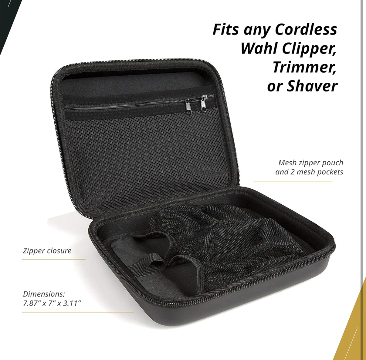 新品並行！Wahl Professional Travel Storage Case・ウォール クリッパーケース