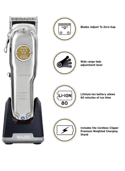 新品並行！WAHL 5 Star Cordless SeniorMetal Edition・ウォール コードレス シニア メタルエディション